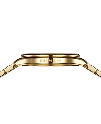 Balmain Women's Swiss Beleganza Diamond (1/20 ct. t.w.) Gold Pvd Stainless Steel Bracelet Watch 32mm