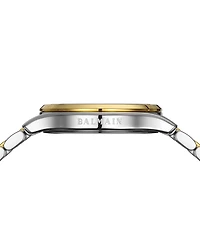 Balmain Women's Swiss Beleganza Diamond (1/20 ct. t.w.) Two-Tone Stainless Steel Bracelet Watch 28mm