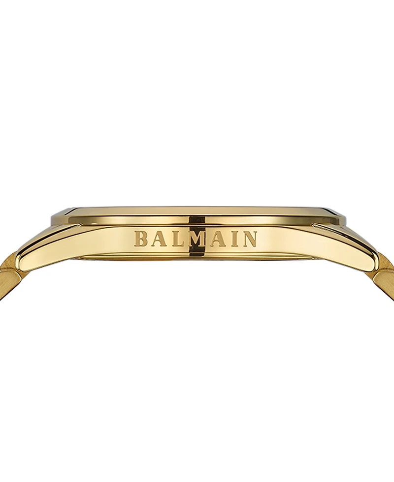 Balmain Men's Swiss Classic R Gold Pvd Stainless Steel Bracelet Watch 41mm