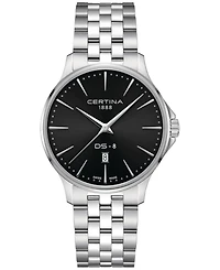 Certina Men's Swiss Ds-8 Stainless Steel Bracelet Watch 40mm