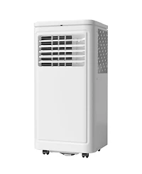 Cowsar Portable Air Conditioner, 8000 Btu for Room up to 350 sq. ft, Portable Ac with Dehumidifier & Fan, 2 Fan Speeds, 24H Timer, Remote Control, Ene