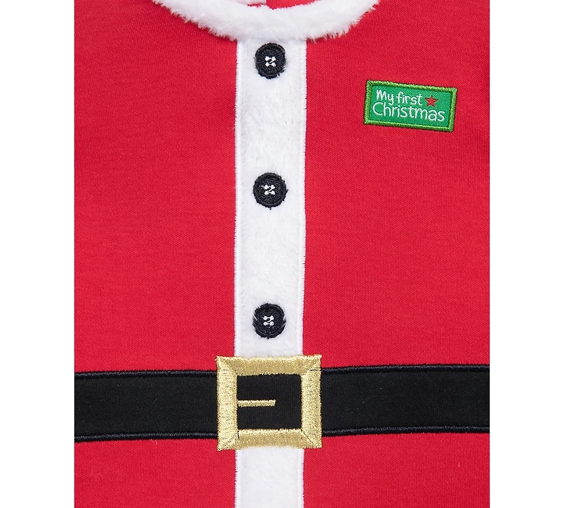 Little Me Baby Boys Santa Hat, Shirt & Pants, 3 Piece Set