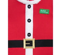 Little Me Baby Boys Santa Hat, Shirt & Pants, 3 Piece Set
