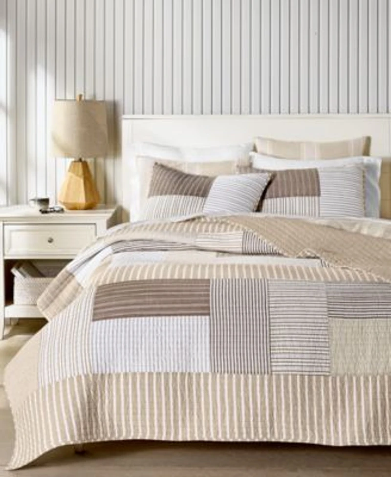 Charter Club Seaside Patchwork Quilt Set Exclusively At Macys