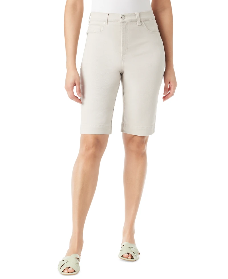 Gloria Vanderbilt Women's Amanda 11" Bermuda Denim Shorts