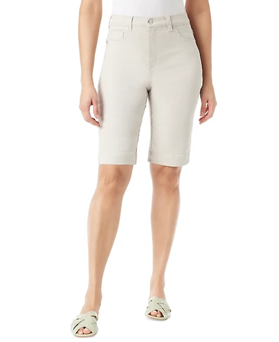 Gloria Vanderbilt Women's Amanda 11" Bermuda Denim Shorts