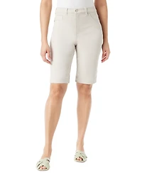 Gloria Vanderbilt Women's Amanda 11" Bermuda Denim Shorts