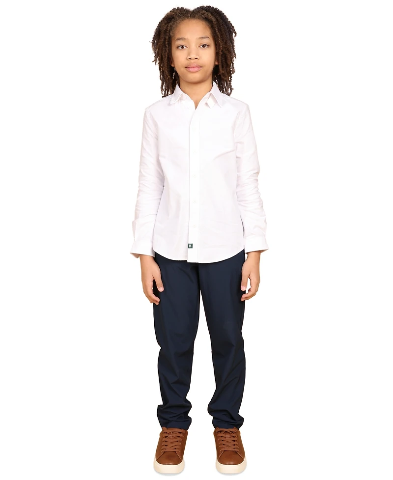 B By Brooks Brothers Big Boys Stretch Woven Pants