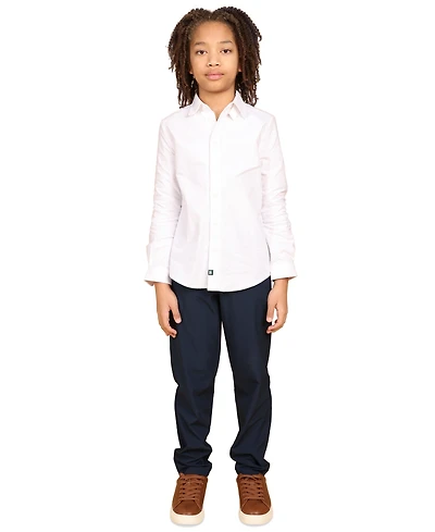 B By Brooks Brothers Big Boys Stretch Woven Pants