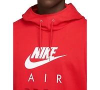 Nike Men's Air Fleece Roomy-Fit Logo-Print Hoodie