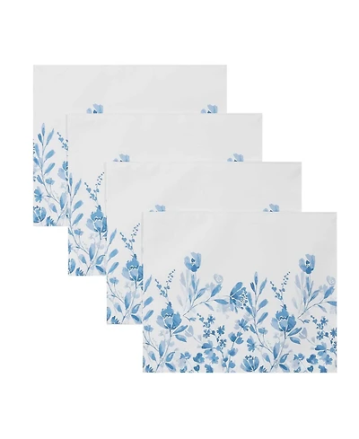 Izod Mystic Floral Placemats 13" x 19", Set of 4