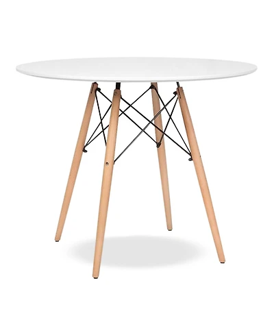 Traditional Solid Wood Dining Table – Handcrafted with Smooth Polished Top