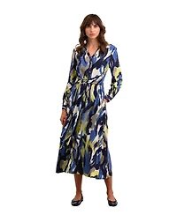 Celtic & Co. Women's Tie Front Midi Dress