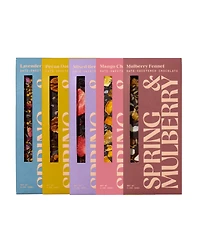 Spring & Mulberry Embellished Collection Date-Sweetened Dark Chocolate Bar Gift Set, 5-Pack