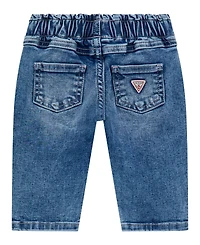 Guess Baby Girls Applique Patches Stretch Denim Jeans