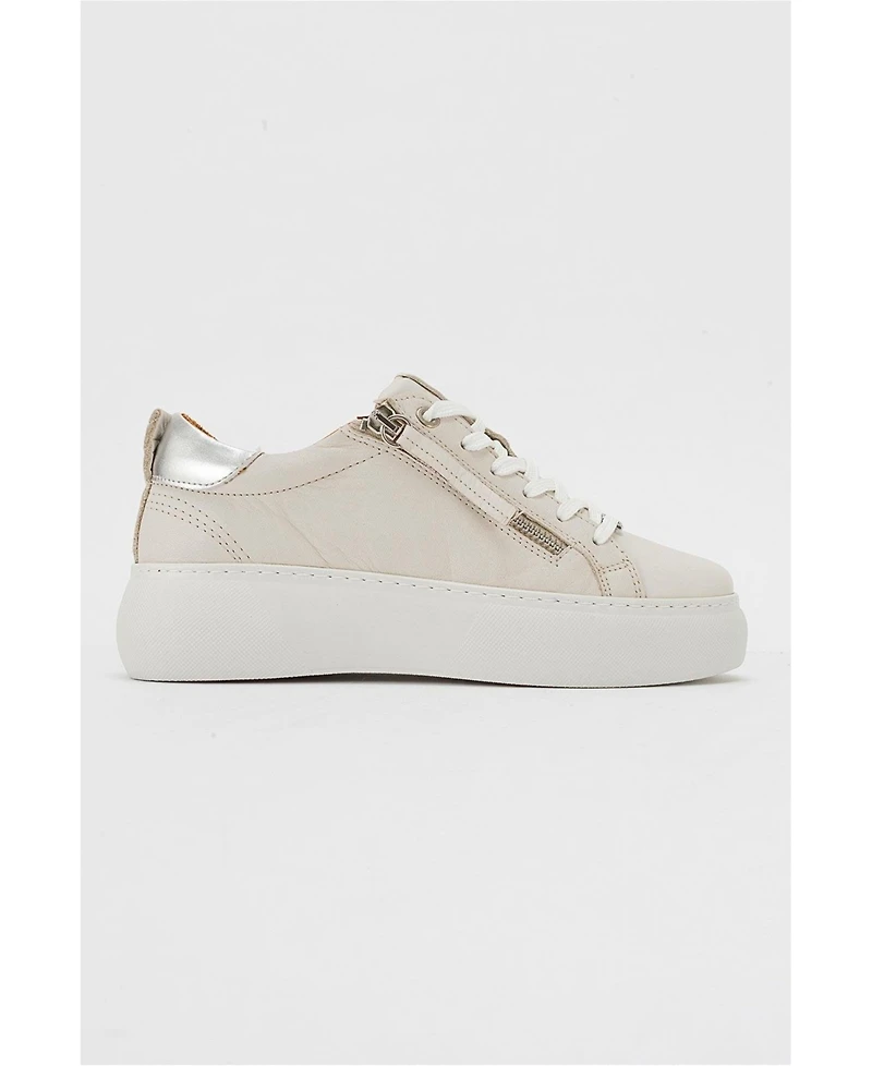 Allie Leather Zip Sneaker (Women)