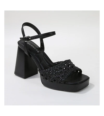 Hudson Woven Platform Sandal