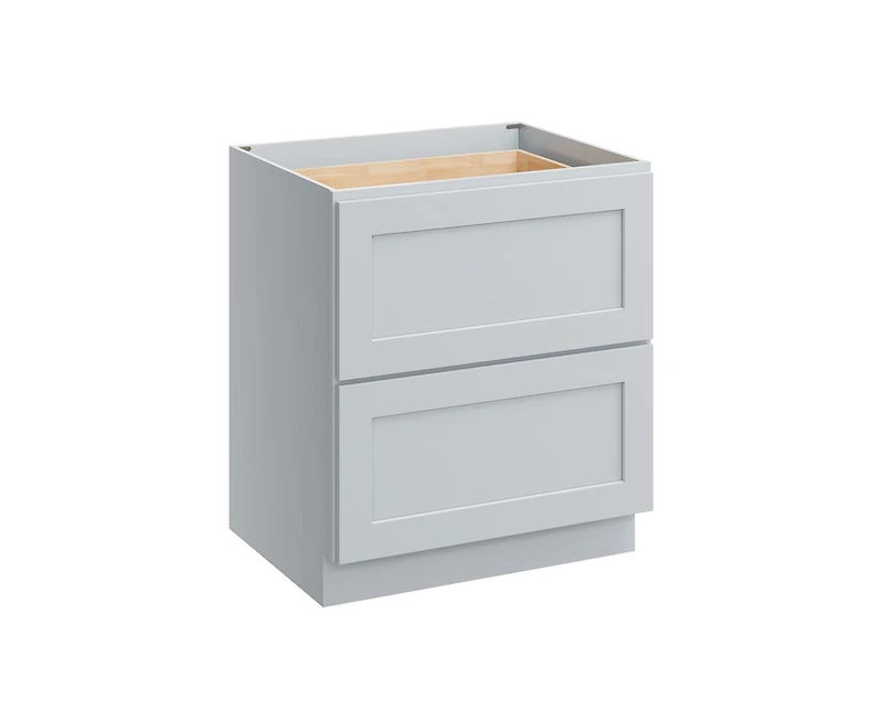 Casainc W30" X H34.5" D24" Kitchen Cabinet Floor Base With 2 Drawers