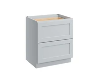 Casainc W30" X H34.5" D24" Kitchen Cabinet Floor Base With 2 Drawers