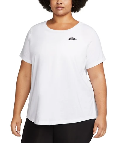 Nike Plus Size Active Sportswear Club Essentials Short-Sleeve T-Shirt