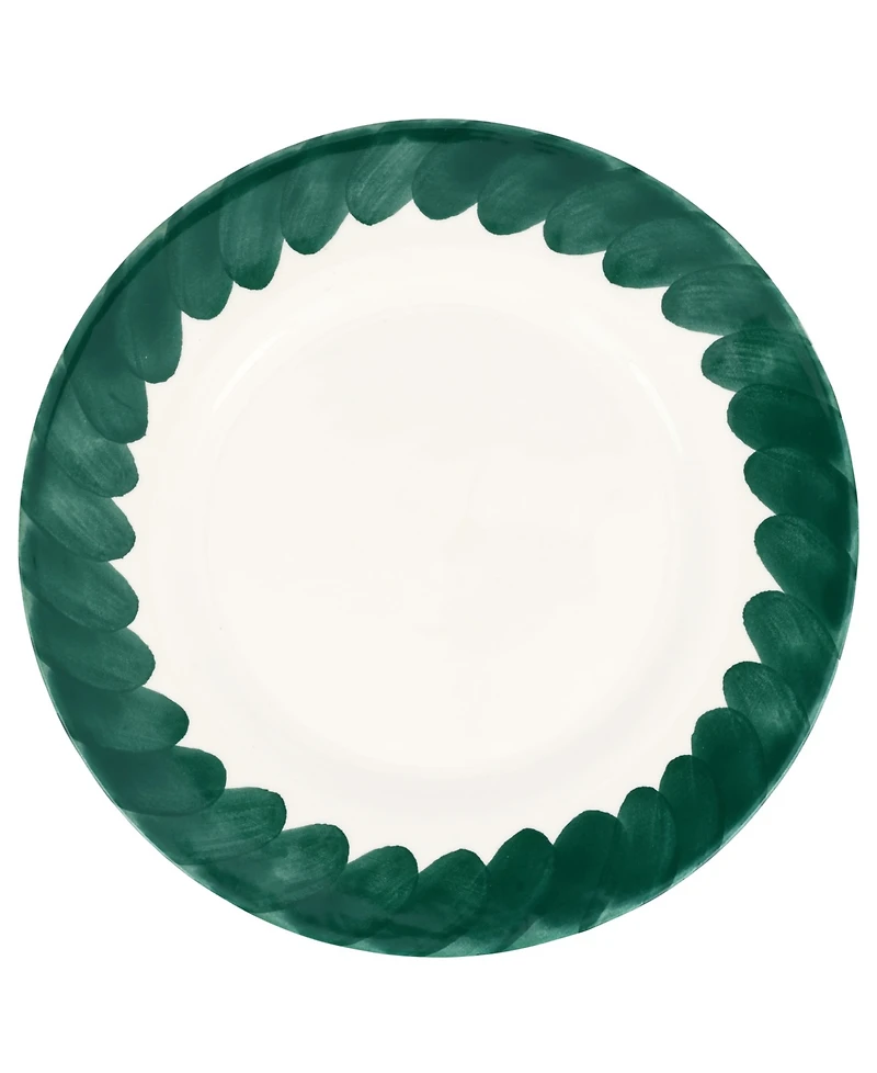 Vietri Lisbon Brushstroke Dinner Plate
