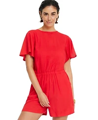 Lscn by Lascana Women's Tie Back Romper cup sizing