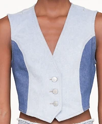 Avec Les Filles Women's Colorblocked Vest