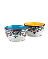 Euro Ceramica Zanzibar Dipping Bowls, Set of 4