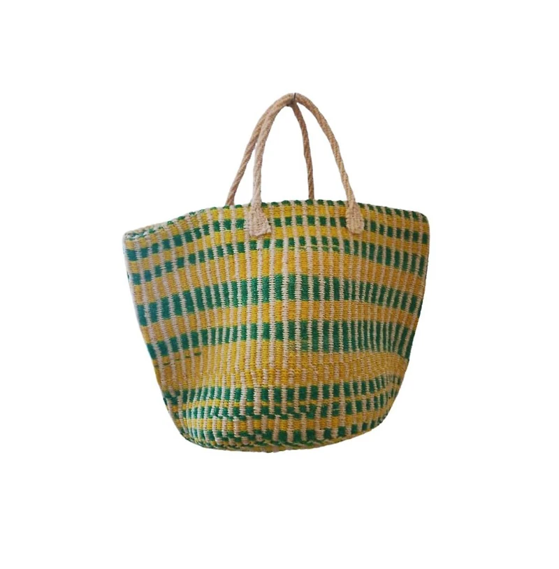 Citrus Large Handmade Sisal Sustainable Basket Tote