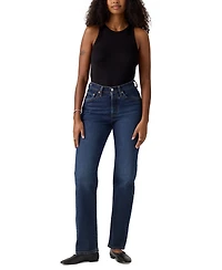 Levi's Women's 501 Curve High-Rise Straight-Leg Jeans