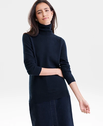 Charter Club Women's 100% Cashmere Turtleneck Sweater, Macy's Exclusive