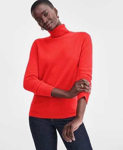 Charter Club Women's 100% Cashmere Turtleneck Sweater, Macy's Exclusive