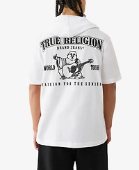True Religion Men's Short Sleeve Hooded T-Shirt