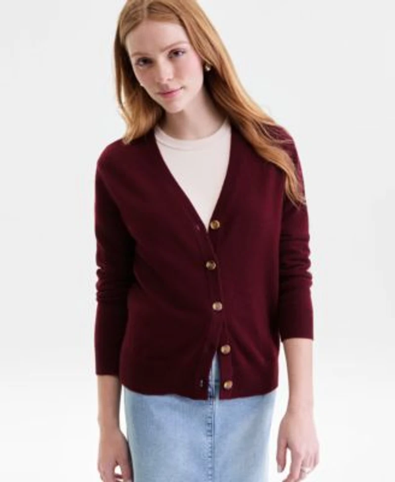 Charter Club Womens 100 Cashmere Cardigan Pxs Xxl Macys Exclusive