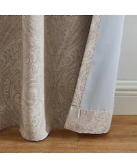 Elrene Home Fashions Vittoria Paisley Printed Blackout Curtain Panel