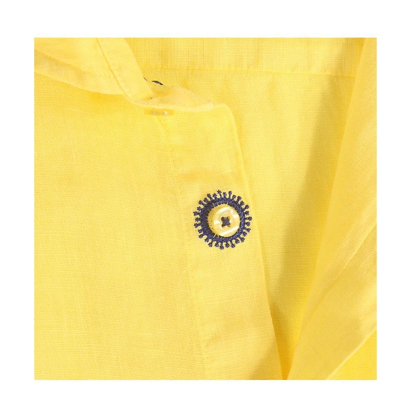 Luchiano Visconti Men's Leo Highlighter Linen shirt