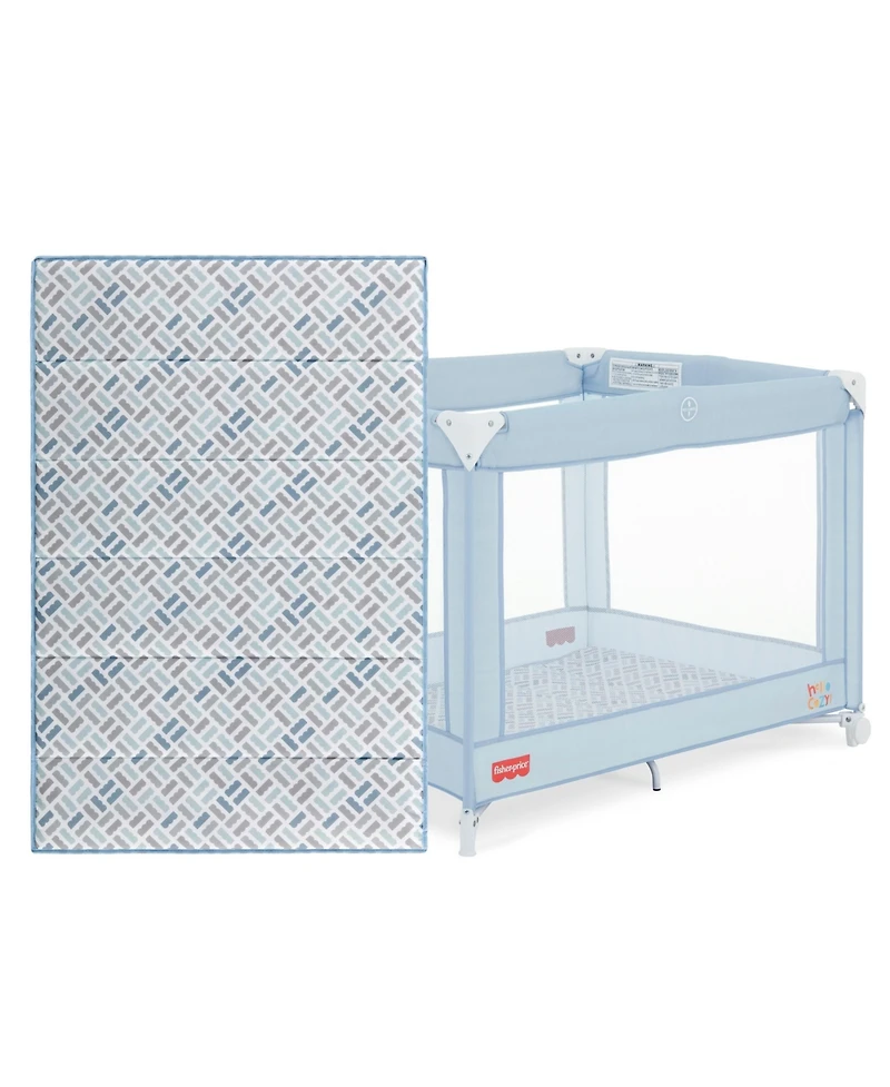 Dream On Me Fp Play All Day Playard in Moon mist