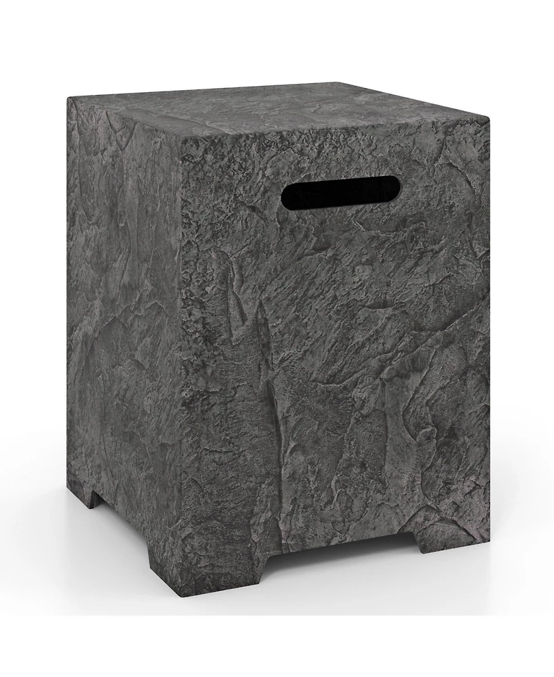 Propane Tank Cover Table Outdoor Gas Tank Storage Hideaway Cover