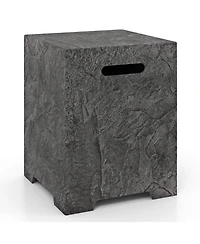 Propane Tank Cover Table Outdoor Gas Tank Storage Hideaway Cover