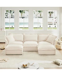Streamdale U-Shaped Sectional with French Edges
