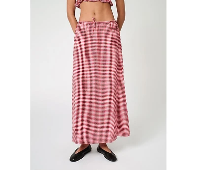 WeWoreWhat Women's Tie Waist Skirt
