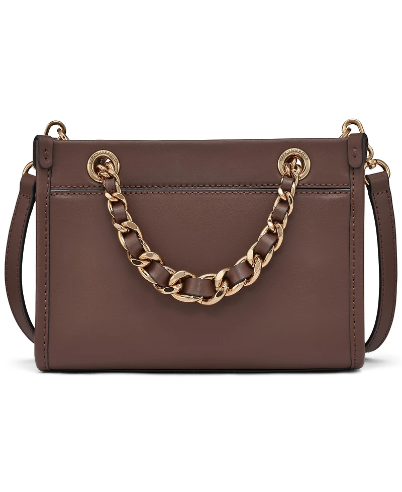 Karl Lagerfeld Paris Savoie Leather Crossbody