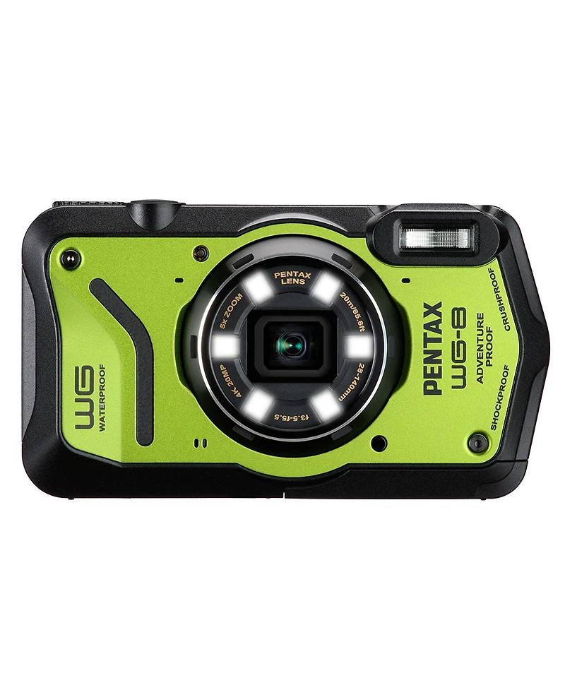 Pentax Ricoh Wg-8 All-Weather Camera, Green