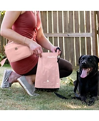 3-in-1 Crossbody Dog Walk Bag with Matching Planet-Safe Poop Bags