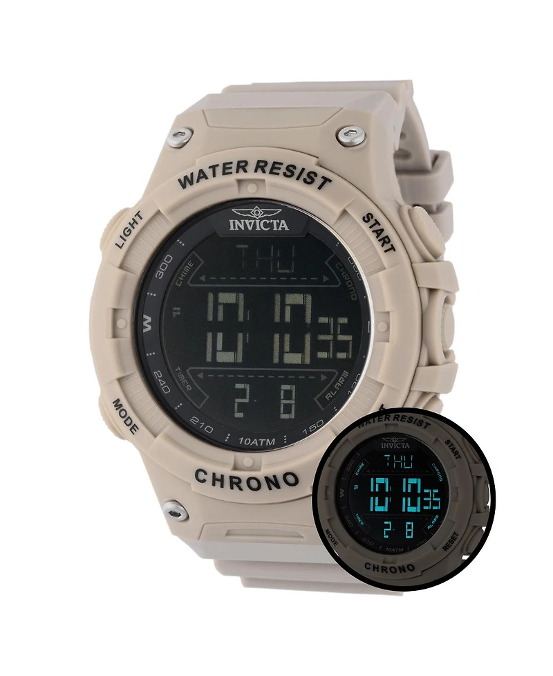 Invicta Men's 47526 Invicta Racing Digital Gmt/Alarm Black Dial Watch