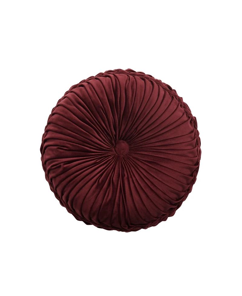 J Queen New York Calistoga Tufted Decorative Pillow, 15" Round