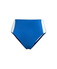 Lands' End Women's Seamed High Waisted Bikini Bottoms