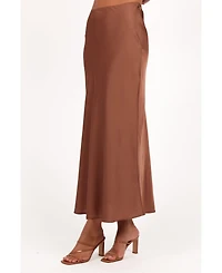 Petal and Pup Women's Nellie Satin Midi Skirt