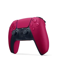 Sony PlayStation 5 Slim Digital Bundle with Disc Drive, Extra Controller, MightySkins Code and 2 Year Extended Warranty - Volcanic Red