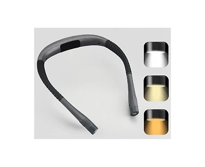 Travel Neck Reading Light- BlackSilver
